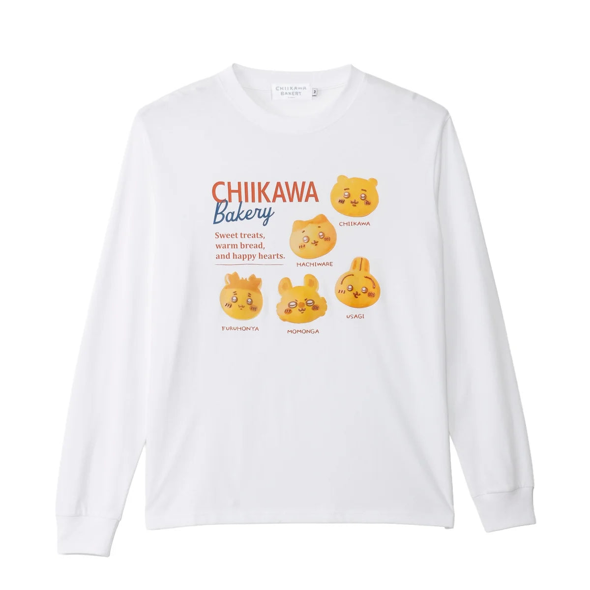 CHIIKAWA BAKERY 15/10 新品 麵包menu長袖tee 預訂 (11月上旬到貨)