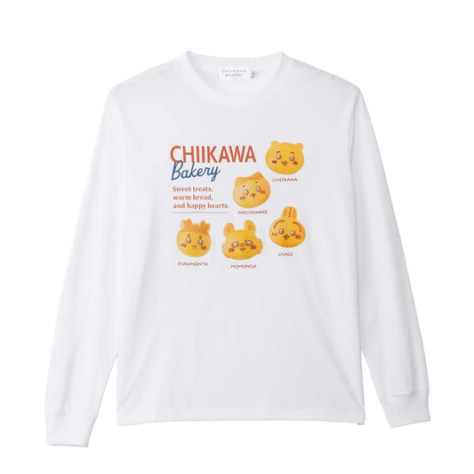 CHIIKAWA BAKERY 15/10 新品 麵包menu長袖tee 預訂 (11月上旬到貨)