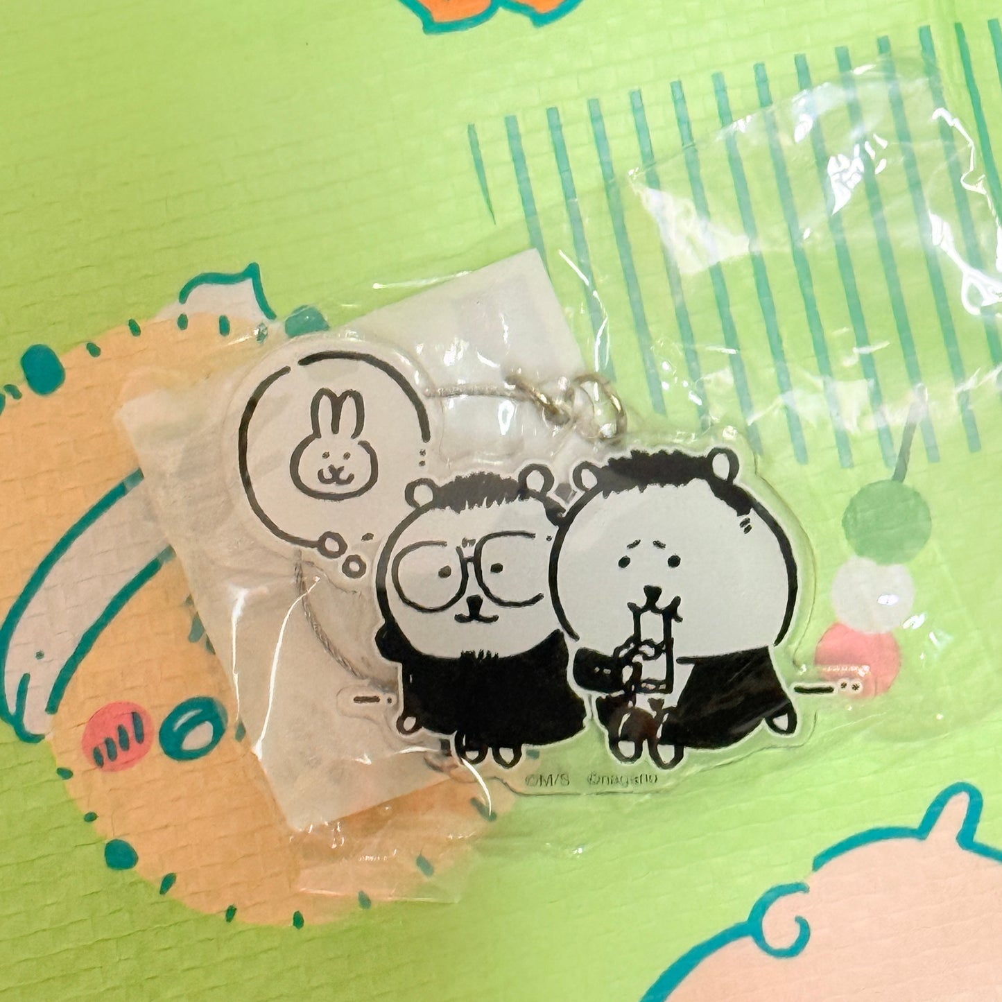 NAGANO CHARACTER 黑金丑島君聯名 鎖匙扣 現貨