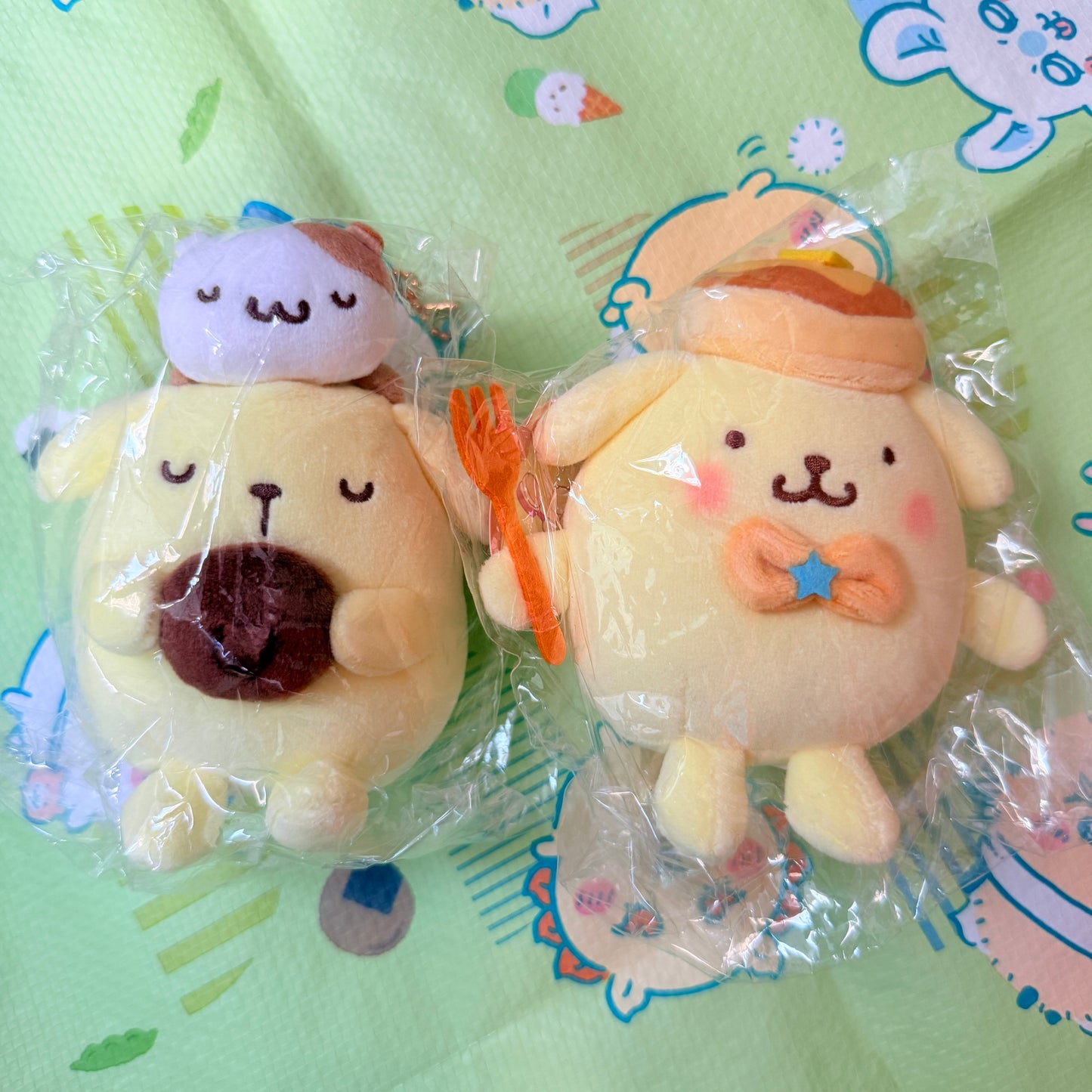 SANRIO pompompurin pancake 布甸狗/除帽布甸狗 掛件公仔 現貨