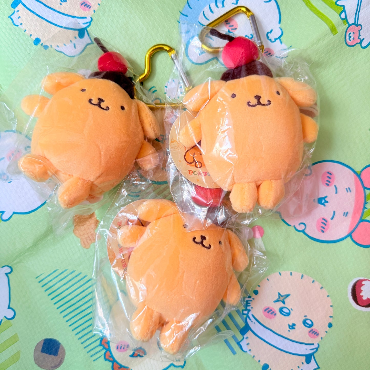 SANRIO pompompurin 櫻桃布甸狗 掛件公仔 現貨