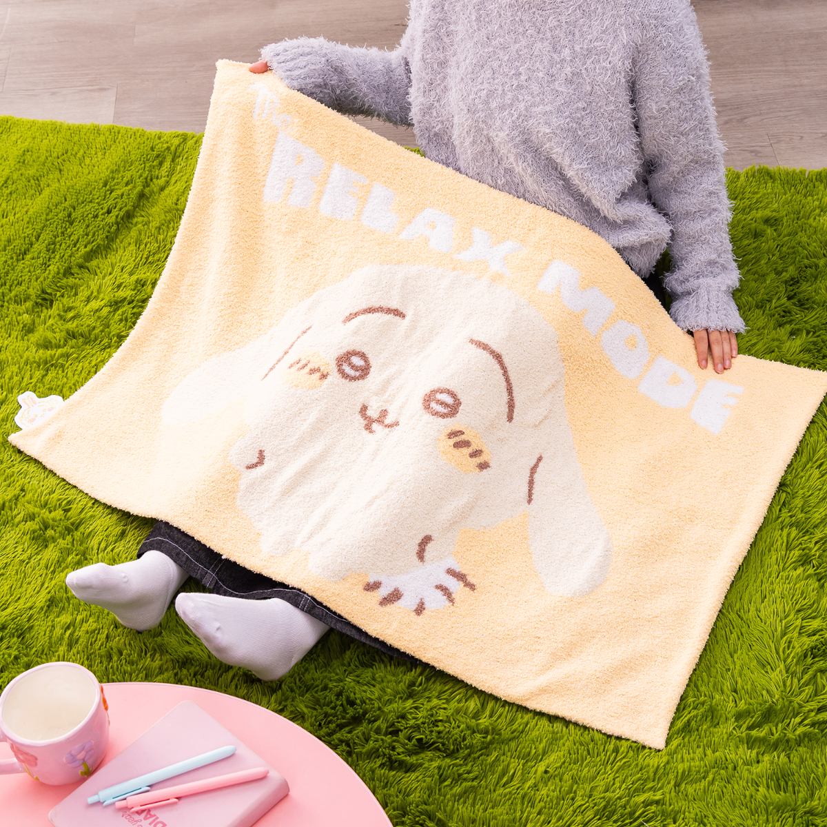 CHIIKAWA 9/10新品 保暖毛絨毯 usagi款 預訂 (10月下旬到貨)