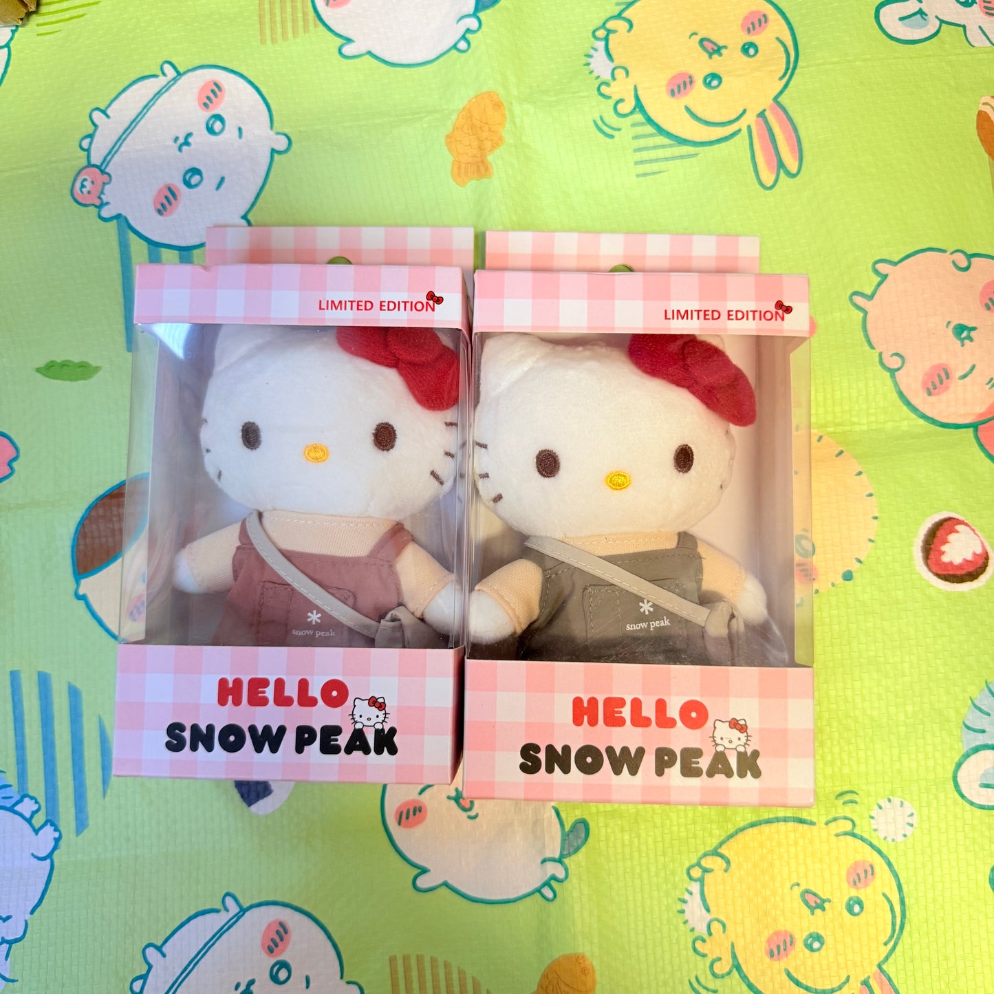 SANRIO SNOW PEAK X Hello kitty 掛件公仔 現貨