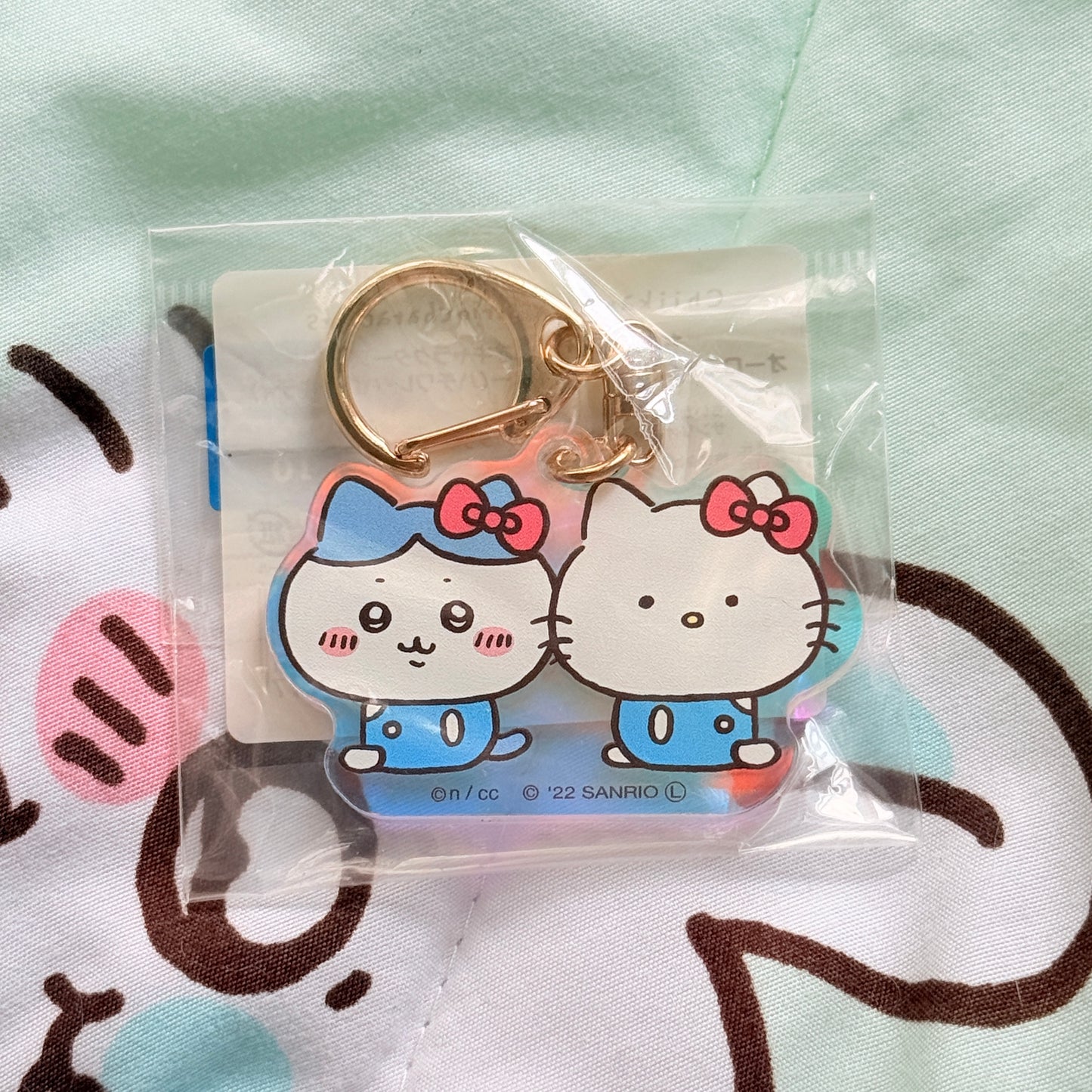 CHIIKAWA X SANRIO 小八X HELLO KITTY 鑰匙扣 週邊 現貨