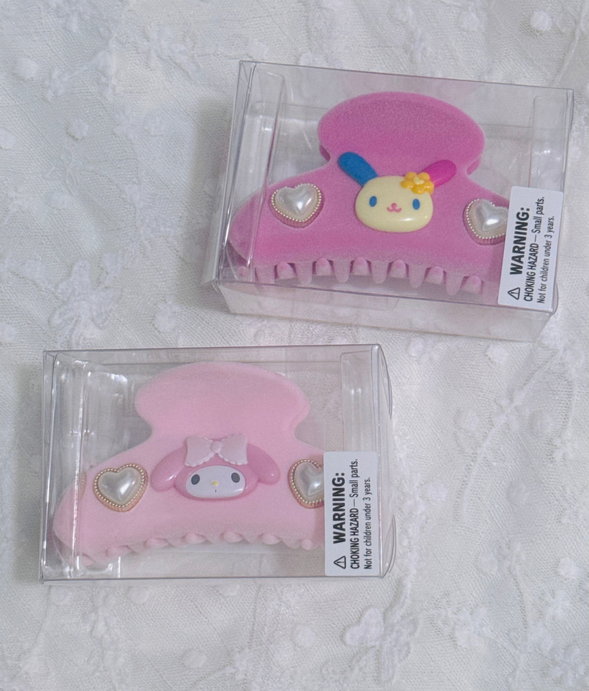 SANRIO usahana/melody 植絨鯊魚夾 現貨