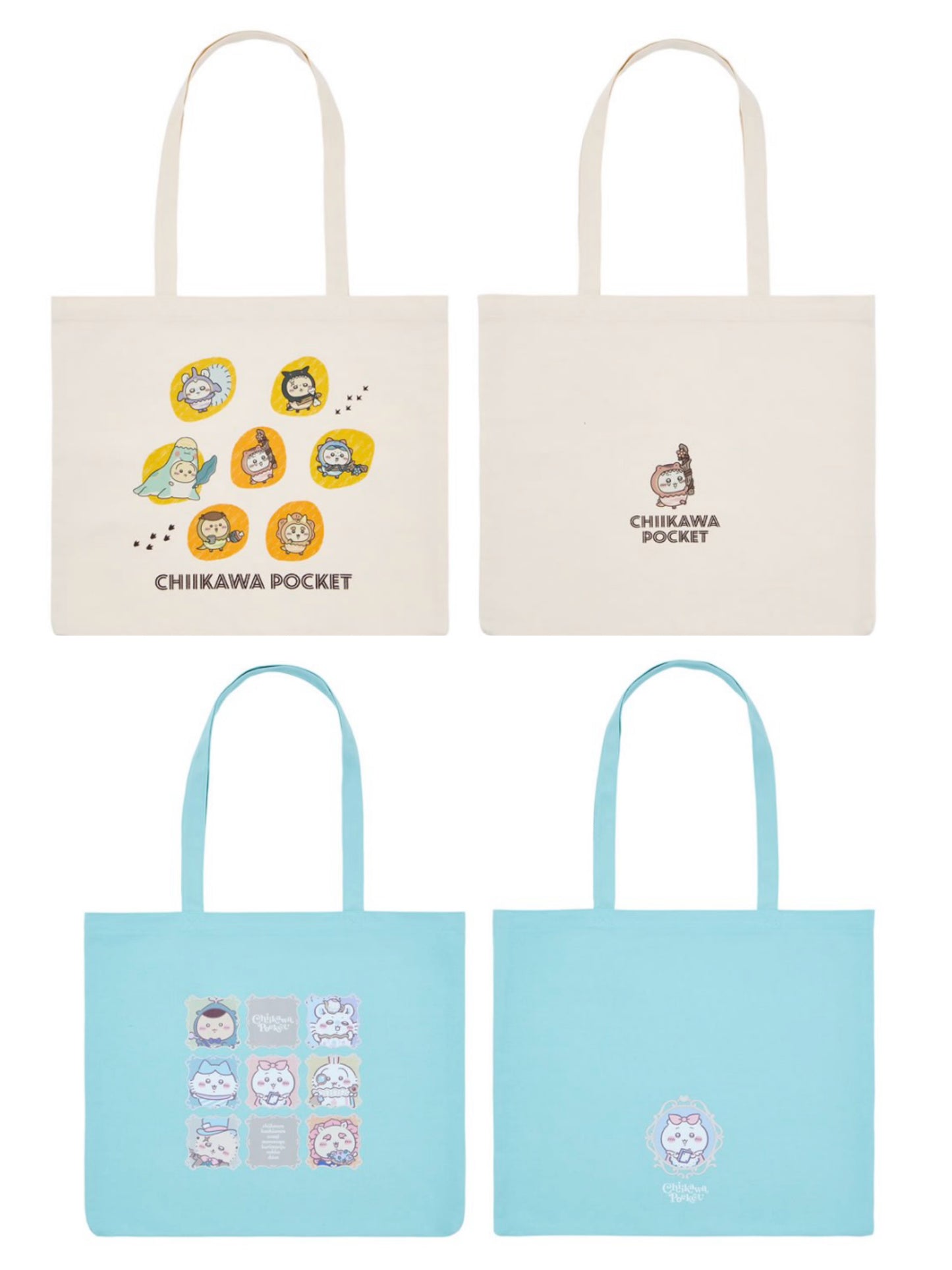 CHIIKAWA POCKET 恐龍/愛麗絲系列 totebag 預訂 9月中旬到貨