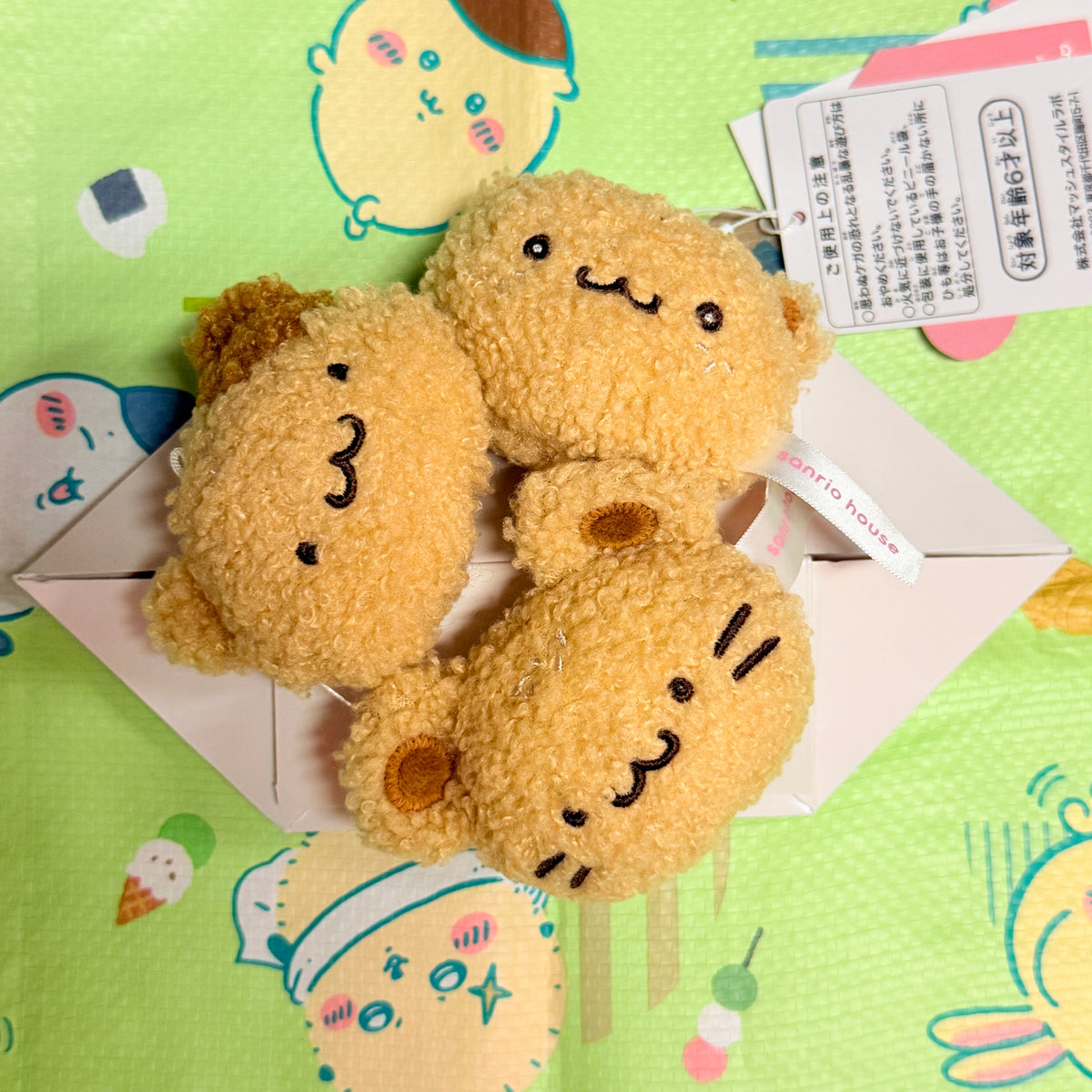 SANRIO HOUSE HELLO 點心 布甸狗朋友們公仔 現貨