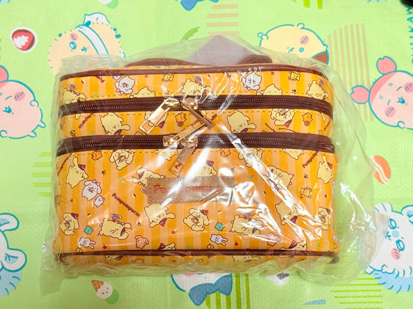 SANRIO avail 布甸狗雙層化妝收納袋 現貨