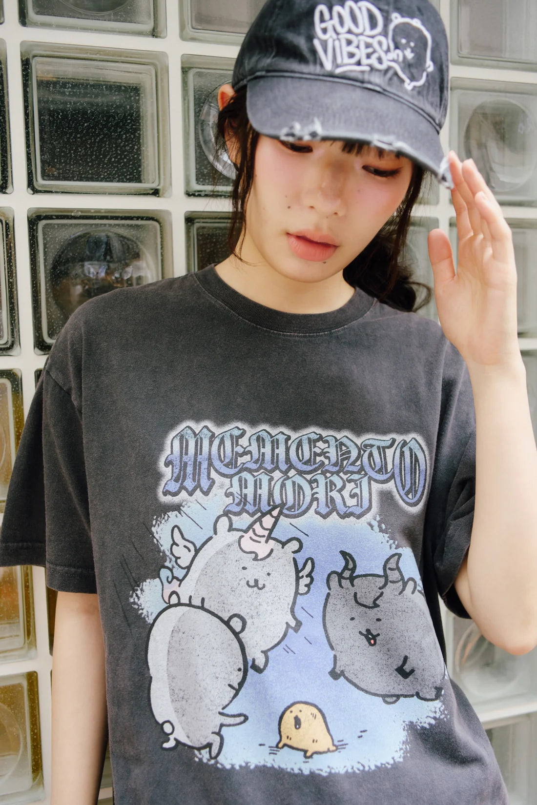 NAGANO CHARACTER JOKE BEAR Rock系列 MEMENTO MORI T恤 預訂