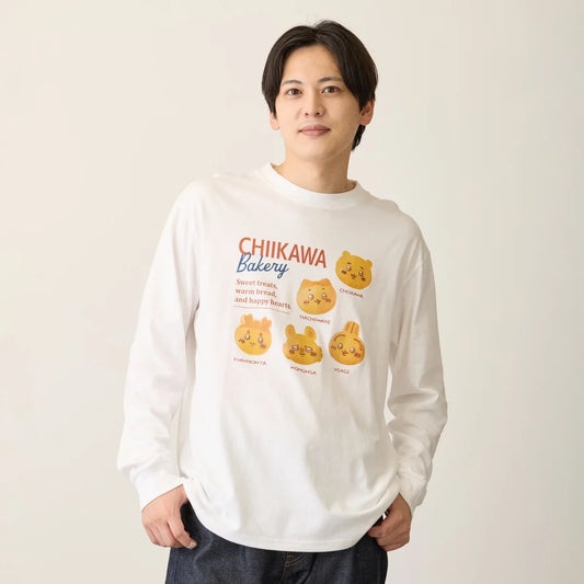 CHIIKAWA BAKERY 15/10 新品 麵包menu長袖tee 預訂 (11月上旬到貨)