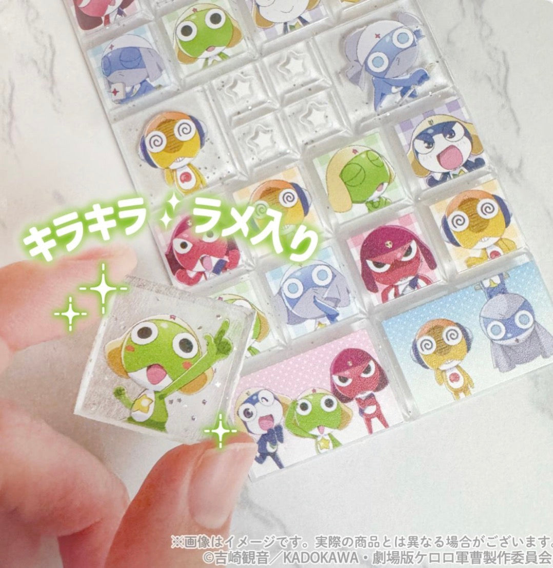 KERORO X SANRIO 磚狀貼紙 預訂(10月下旬到貨)
