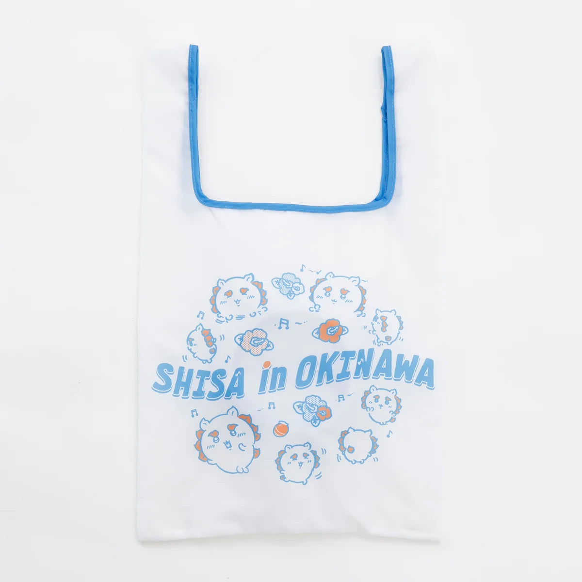 CHIIKAWA shisa 白色可摺疊環保袋 現貨