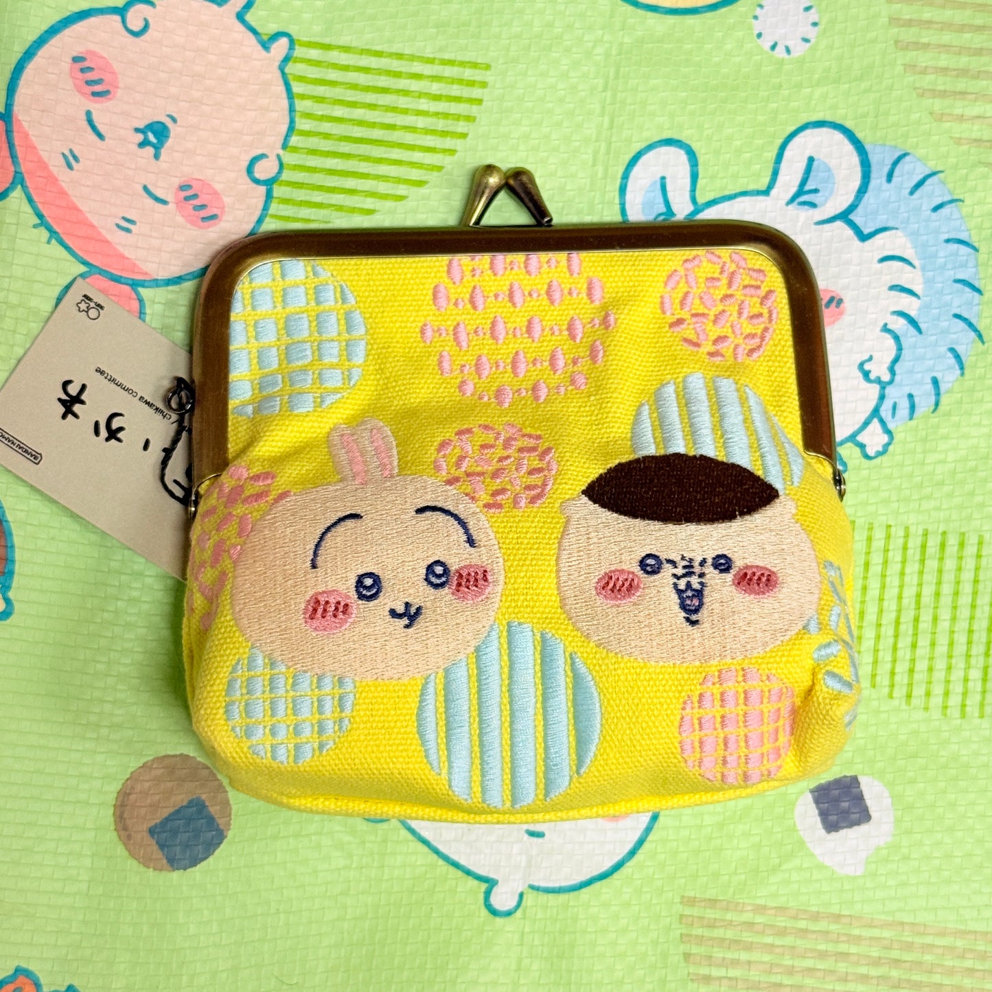 CHIIKAWA 刺繡金口包/銀包 現貨