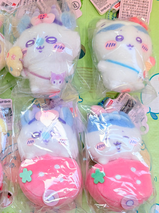 CHIIKAWA X sanrio 掛件公仔 現貨