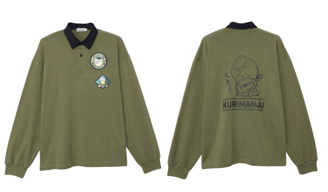 CHIIKAWA 9/10新品 栗子軍綠色KURIMANJU 長袖上衣 預訂(10月下旬到貨)