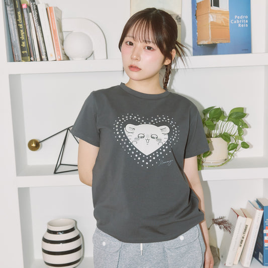 CHIIKAWA 飛鼠 水鑽 DECO tee  預訂 9月中旬到貨