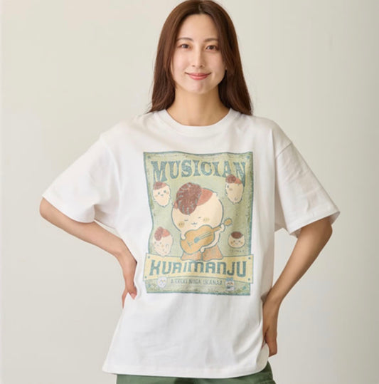CHIIKAWA 9/10 新品 栗子musician 短袖tee 預訂 (10月下旬到貨)