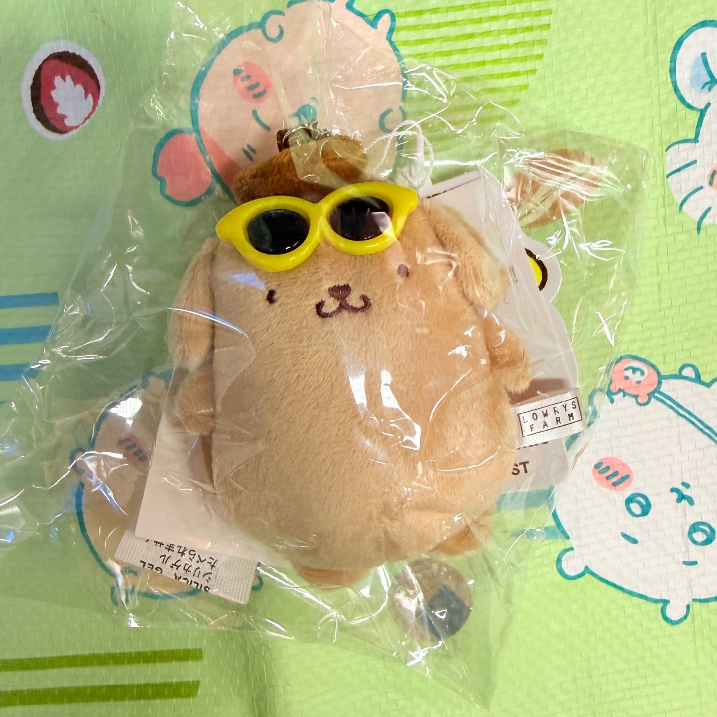 SANRIO X LOWRY FARM pompompurin 曬黑布甸狗 掛件公仔 現貨