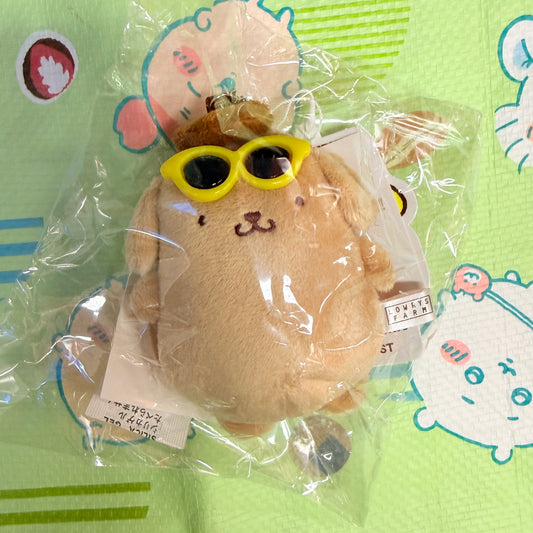 SANRIO X LOWRY FARM pompompurin 曬黑布甸狗 掛件公仔 現貨
