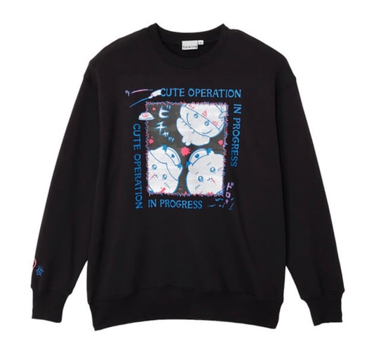 CHIIKAWA cute operation in progress 冇帽 hoodie 預訂 (10月上旬到貨)