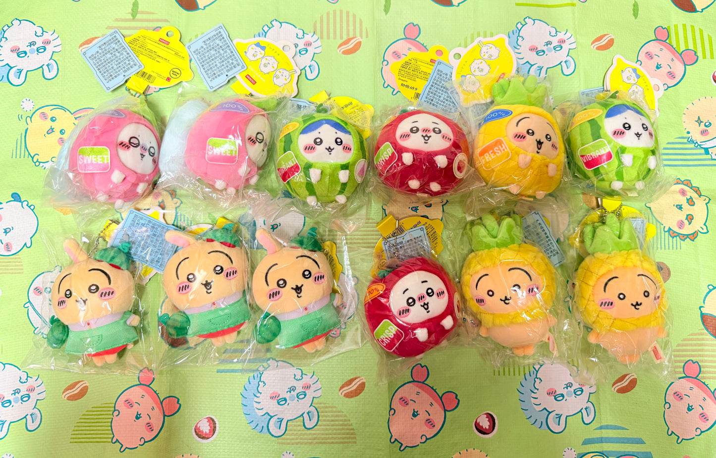 CHIIKAWA miniso 水果市集 掛件公仔 現貨