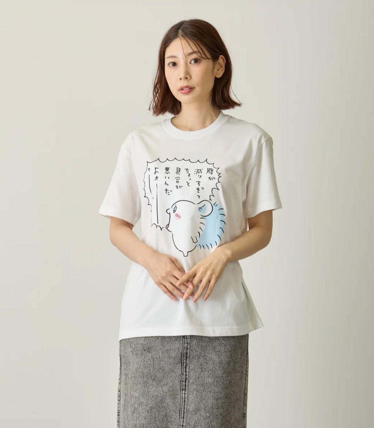 CHIIKAWA 飛鼠版 (Vivienne 好肚餓) tee 預訂 9月中下旬到貨