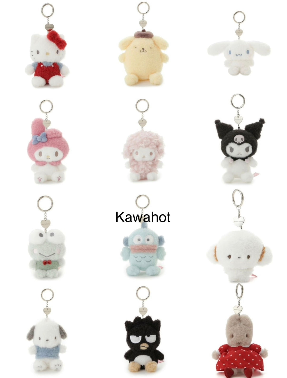 SANRIO HOUSE 毛茸茸掛件公仔 預訂 (9月中旬到貨)