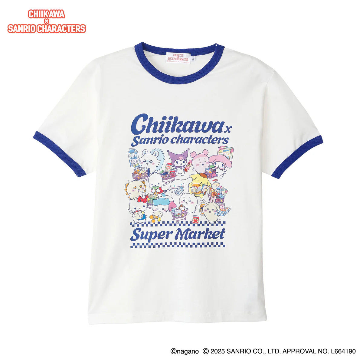 CHIIKAWA X SANRIO super market Tee 週邊 現貨