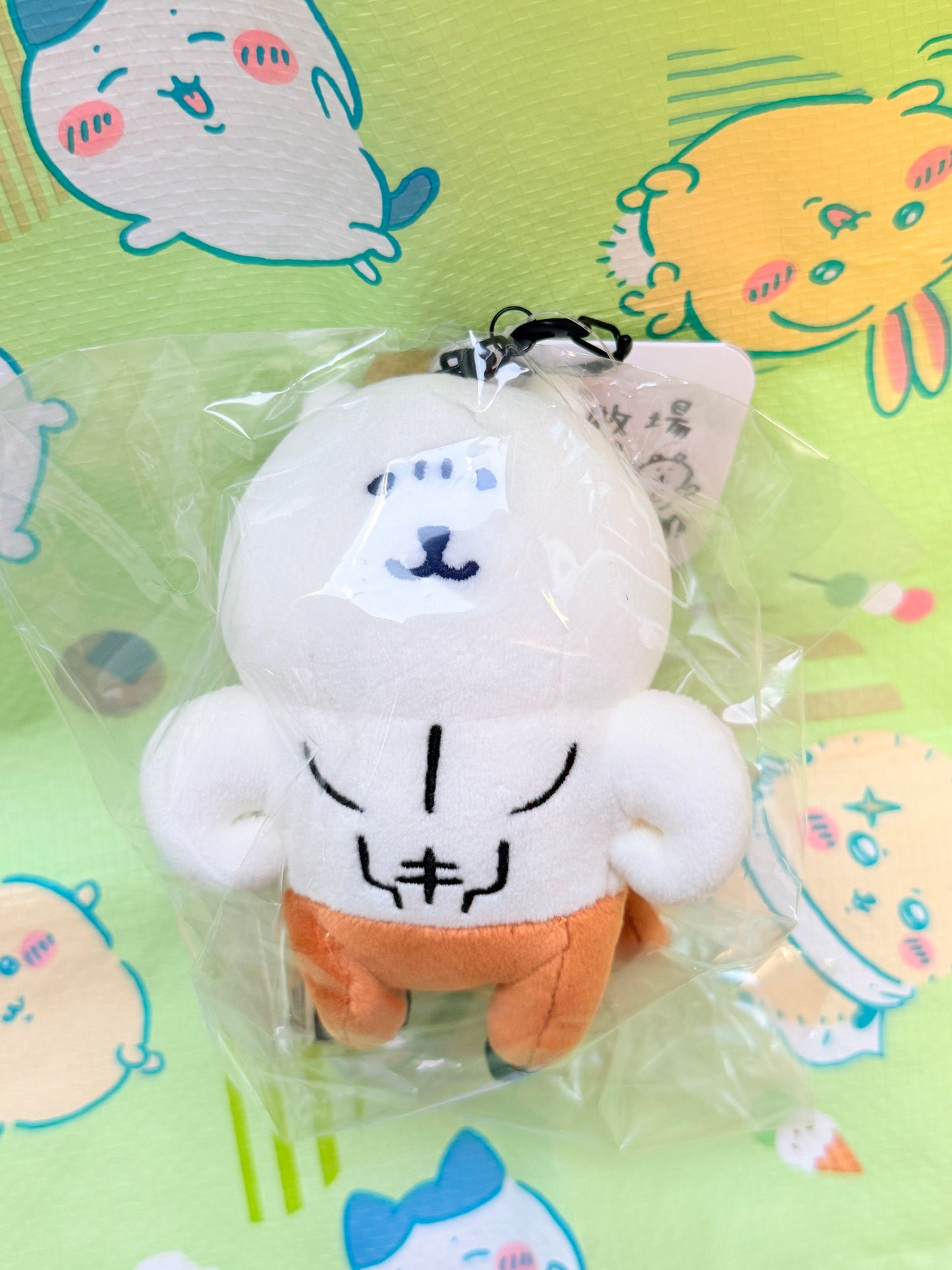 NAGANO CHARATER JOKE BEAR 肌肉人馬熊 筋肉牧場 掛件公仔