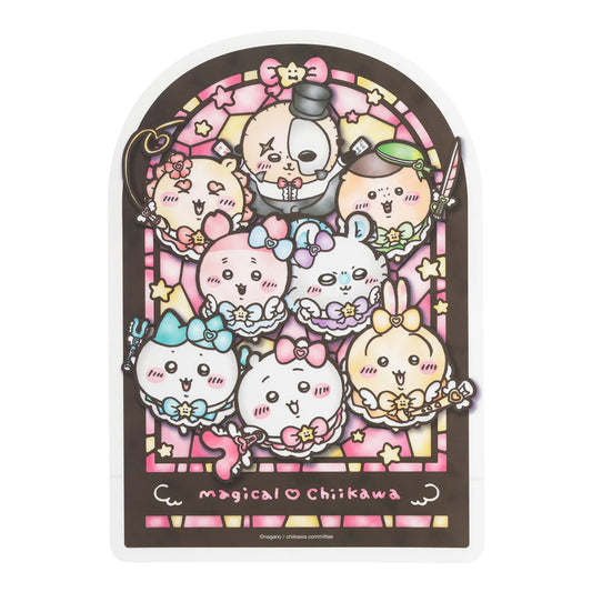 CHIIKAWA 魔法少女 彩色玻璃風格 牆面貼紙（大集合）週邊 現貨