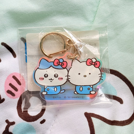 CHIIKAWA X SANRIO 小八X HELLO KITTY 鑰匙扣 週邊 現貨
