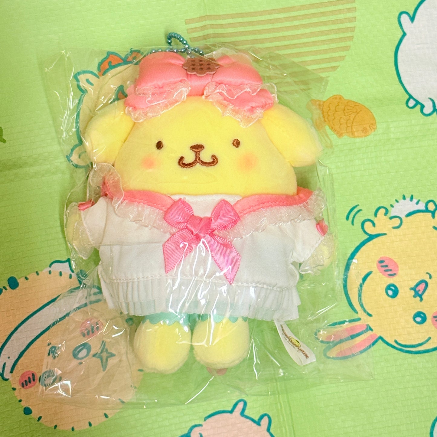 SANRIO pompompurin 布甸狗 粉紅party 掛件公仔 現貨